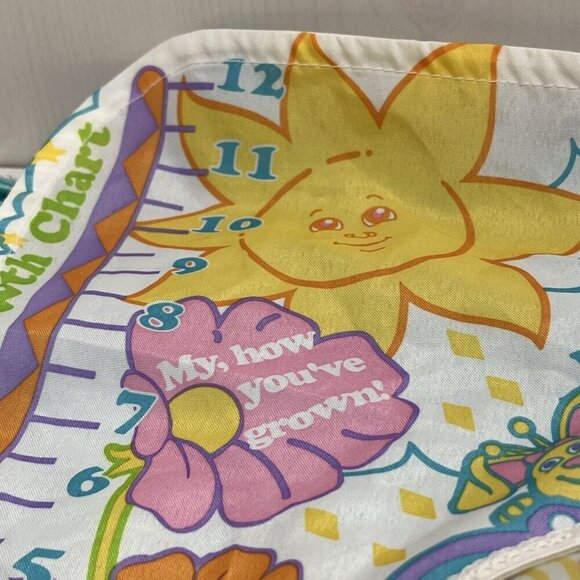 Vintage Cabbage Patch Kids Doll Size SWADDLE BLANKET TOWEL Grow Chart 1994 - Picture 6 of 11